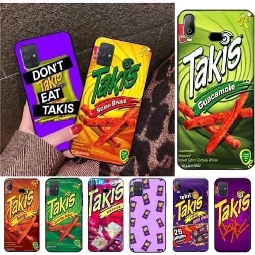 PENGHUWAN takis fuego takis chips Cover Black Soft Shell Phone Case For Samsung A10 A20 A30 A40 A50 A70 A71 A51 A6 A8 2018