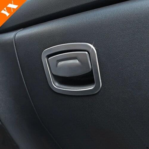 Stainless steel For Renault Koleos Car copilot glove box panel decor sticker Cover 2017 2018 Car product Styling Accessories