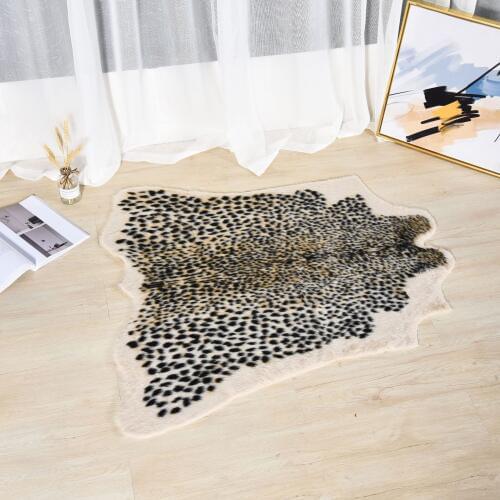 Leopard Imitation Animal Carpet Mats Home Bedroom Carpets Rugs Floor Mat Room Carpet Living Room Carpets Decor