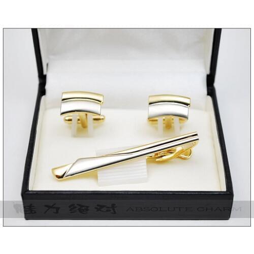 Shirt tie perfect fashion male tie clip cufflinks gift set 1212 - 32