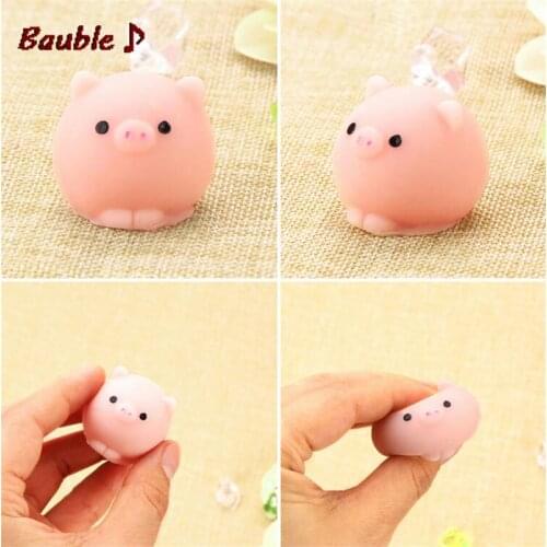 New Kawaii Collection Fun Joke Gift Anti-stress Toys Cute Pig Ball Mochi Squeeze Prayer Cute Toy