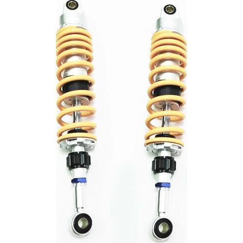 One pair 375mm 380mm Motorcycle Shock Absorber Adjust Rear Suspension for HONDA YMAHA SUZUKI Kawasaki KTM ATV Street Bikes