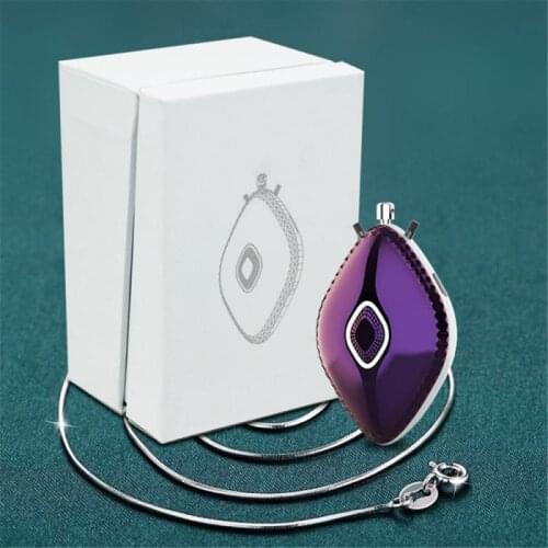 Personal Wearable Necklace Air Purifier USB Portable Wearable Necklace Negative Ionizer Anion Air Cleaner Interior Accessories