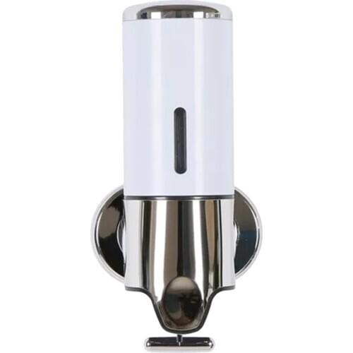 Plastic Liquid Hand Soap Dispenser 500ml Wall Mount Shower Gel Shampoo Dispenser