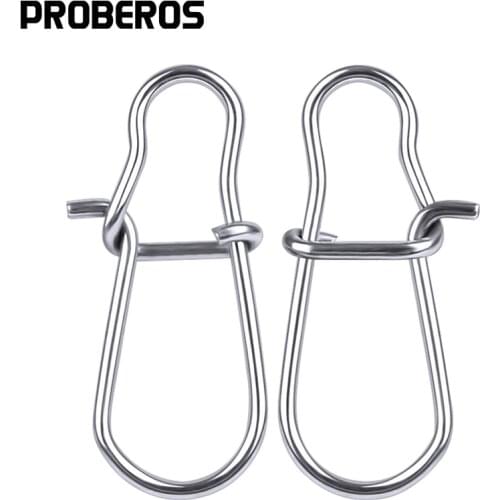 1000pcs NiceFastlock Snap Fishing Barrel Swivel safety snap 12mm-33.5mm Swivel Snap 0#-8# fishing swivels