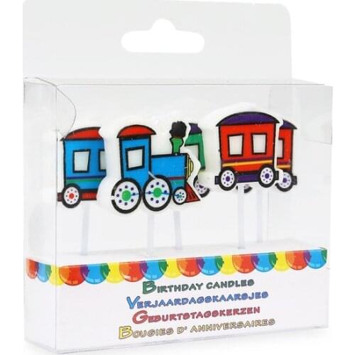 Koopman Birthday Cake Candles Vintage Car party material