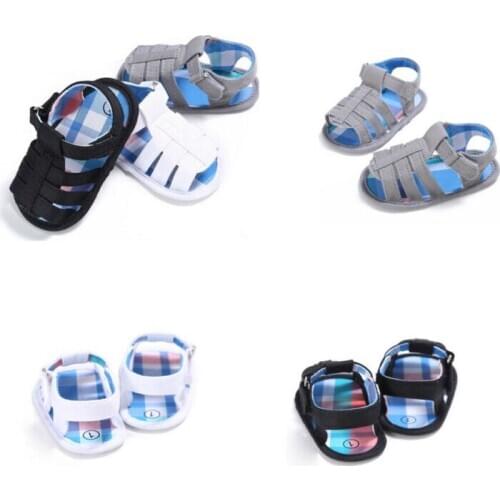 Boys Girls Baby Infants Hollow Summer Sandals Prewalker Soft Sole Crib Shoes