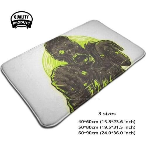 Zombie World Comfortable Door Mat Rug Carpet Foot Pad Zombie Halloween Fear Terror