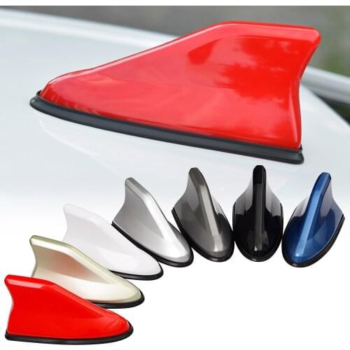 Universal Car FM Signal Amplifier Radio Aerials Shark Fin Antenna FM/AM Roof Decoration Aerial Replacement