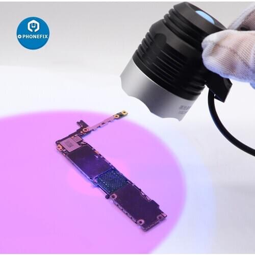 USB 5V LED Ultraviolet UV Glue Curing Lamp Green Oil Curing Purple Light for iPhone Circuit Board Repair UV Light