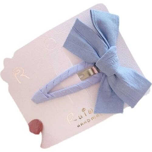 Bow Girl Cartoon Hairpin Headdress Fashion Trend Side Bangs Clip Casual Girl Does Not Hurt Your Hair Cute Hair Accessories 2021