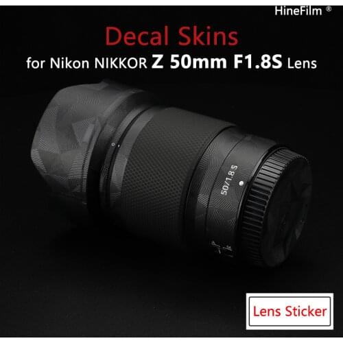 Z 50 1.8S Lens Protective Cover Skin for Nikon Z50mmf/1.8S Lens Decal Protector Anti-scratch Cover Film 3M Vinyl