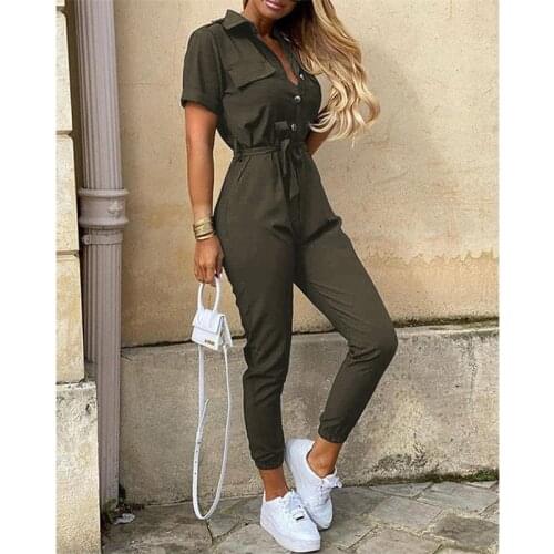 Streetwear White Sexy Bodycon Jumpsuit Women Overalls Rompers 2022 New Stripe Short Sleeve Skinny Summer Womens Jumpsuit S-xxxl