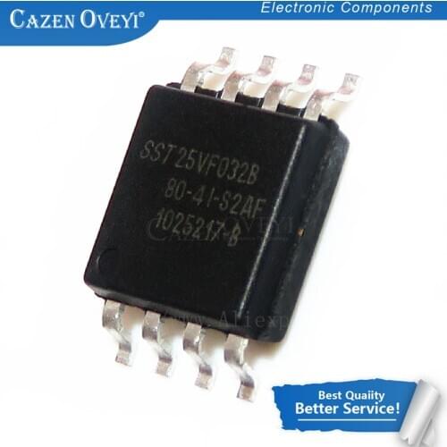 10pcs/lot SST25VF032B-80-4I-S2AF SST25VF032B SOP-8 In Stock
