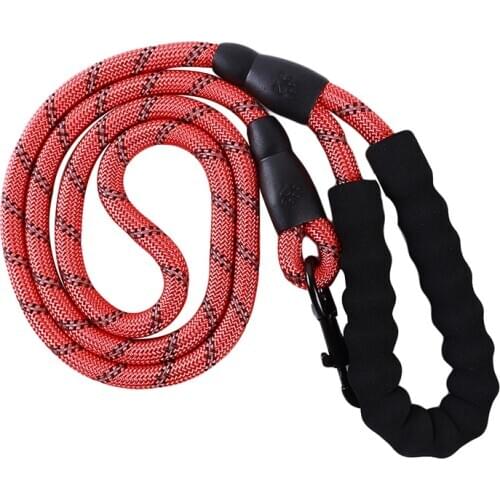 152cm Strong Pet Dog Braided Nylon Rope Soft and Comfortable Dogs Leash Lead Durable Heavy Duty For Small Pets