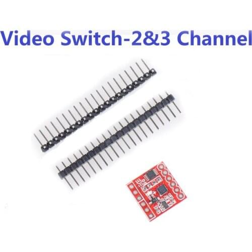 2ch 3ch channel Video Switcher Module 2 / 3 way Video Switch AV video switcher switch FPV aerial multi-view switching For Drone
