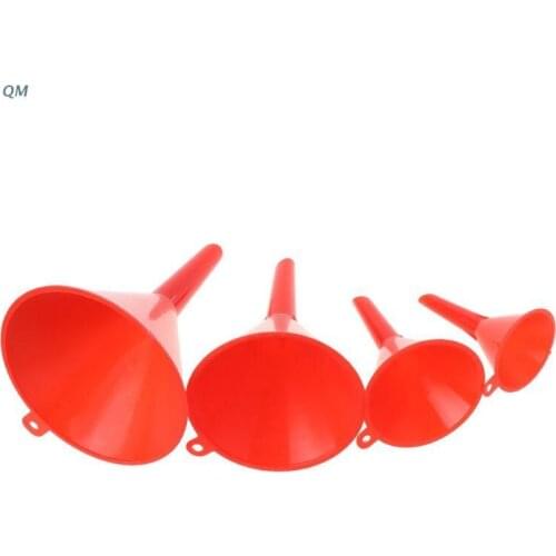 4Pcs Small Car Refueling Funnel Gasoline Engine Oil Additive Motorcycle Farm Machine Use Convenient Anti-leakage Filler 13MF