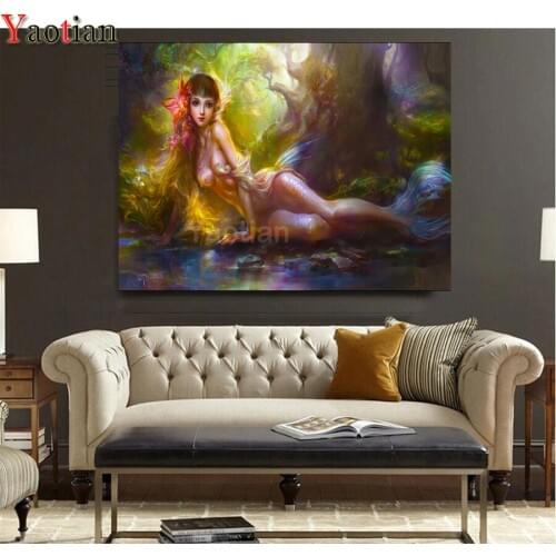 Cartoon Anime Girl Diamond Painting 5D Diy Full Square/Round Diamond Embroidery Paints By Numbers Mosaic Home Decor