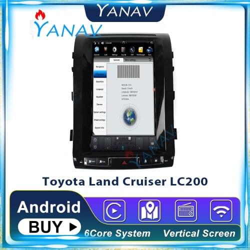 Car radio multimedia player 2 din android FOR-Toyota Land Cruiser LC200 car audio GPS navigation auto radio MP3 DVD player