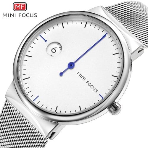 MINI FOCUS Simple Watch for Women Quartz Ladies Watches Top Brand Luxury Wristwatch Mesh Strap Waterproof relogio feminino New