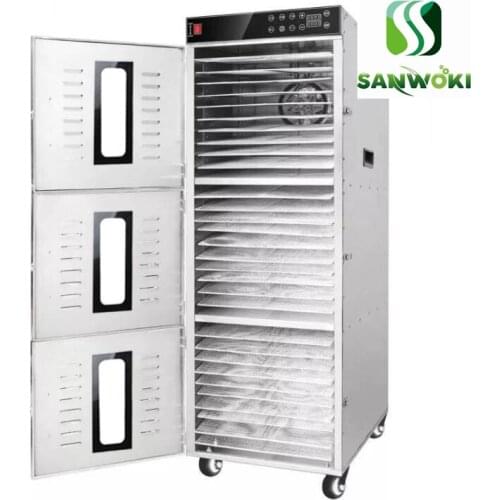30 Layers Air Drying Machine Dried fruit machine Electric Food Dehydrator kiwi dryer apple dehydrating machine