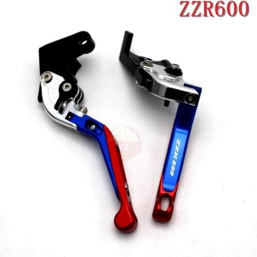 Logo (ZZR600) for Kawasaki ZZR600 ZZR 600 1990-2004 CNC Motorcycle Brake Clutch Lever