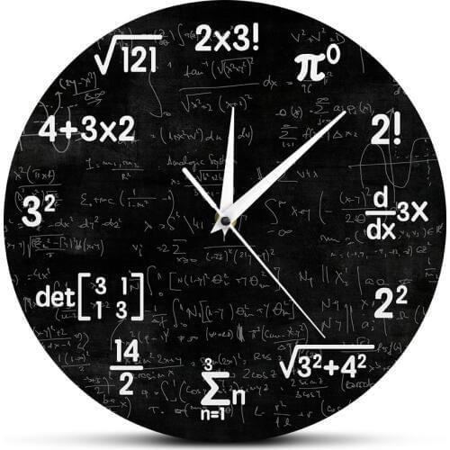 Mathematics and Stereotypes Mathematics Clocks Stereotype Murals Educational Gifts Teachers Decorate Classrooms