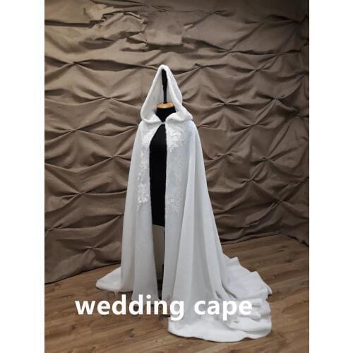 Fur with Lace Wedding cape with hood, Fur wedding cloak, Bridal Cape, Ivory Fur Cloak, Winter wedding cape with train Long cape