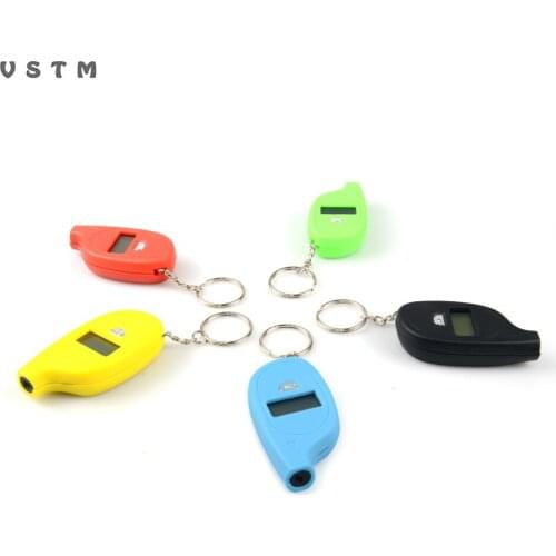Quallity Mini Keychain Portable Digital LCD 2-150 PSI Tire Tyre Wheel Air Pressure Gauge Tester Procession Tool Tire pressure