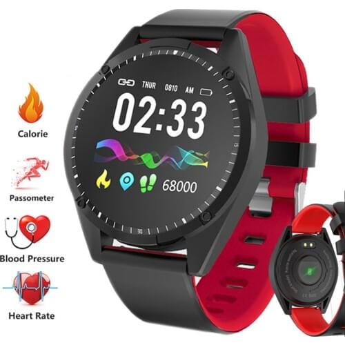 Fashion Mens Womens Wearable Smart Watch Wristband with Pedometer Heart Rate and Blood Pressure Multifunctional Sport Watch