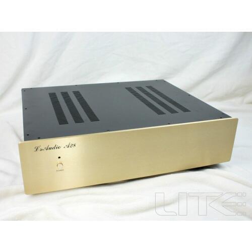 NEW concise general chassis / AMP Box DA for LS37/CT3 MM/MC DIY black silver golden panel