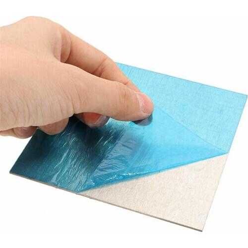 7075 aluminum alloy polished plate hardware aluminum plate 1mm * 100mm * 100mm