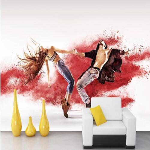 Custom 3d mural Modern design Europe of youth splash background wall paper custom decoration wallpaper mural