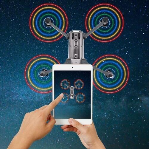 2 Pairs DJI Mavic pro/ Platinum LED Flash 8331 propellers Low Noise Quick-Release Propellers For DJI Mavic Platinum Drone Parts