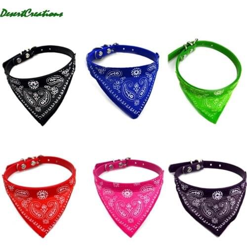 Small Dog Scarf Adjustable Pet Cat Collars Scarf Neckerchief Necklace Pet Accessories