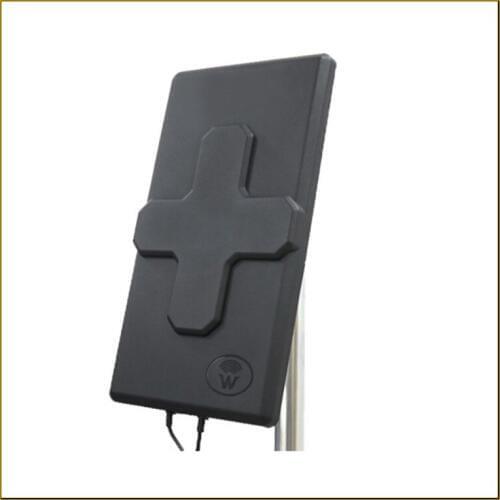 2*24BDI 4G LTE MIMO outdoor antenna LTE dual polarization panel antenna SMA male connector 10M cable for huawei ZTE3G 4G router