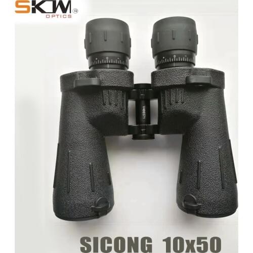 Military compact SICONG 10x50 Binoculars Hunting bak4 Roof Telescope Binocular