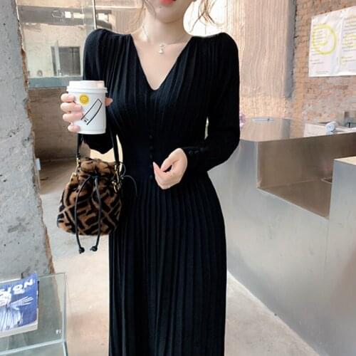 VOOCIEC Fashionable Knitted Dresses