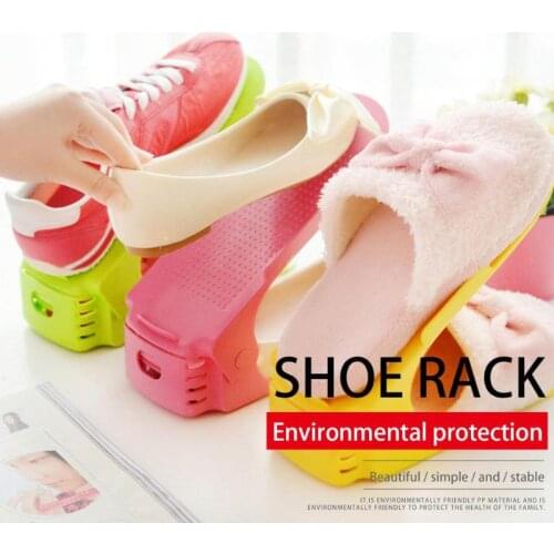 Double Layer Cleaning Storage Shoe Rack Home Shoes Stand Shelf Organizer