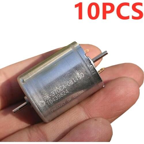 10PCS/LOT Original for Mabuchi RK370-081150 Carbon Micro Motor DC24V 3450 rpm Low speed