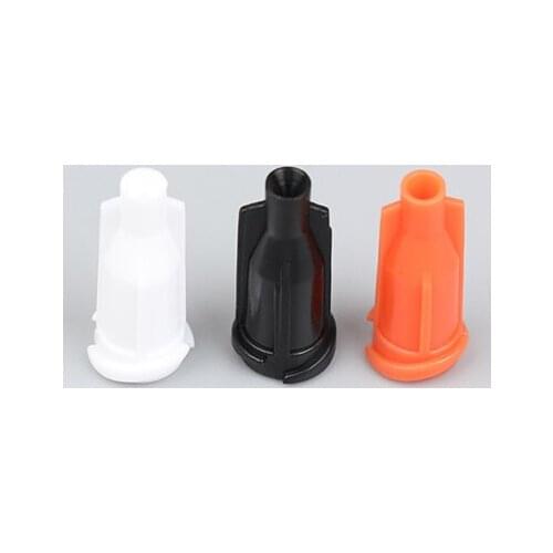 100Pcs Syringe Tips Caps Injector Dispenser Dispensing Needle Sealing Plug Home Supplies