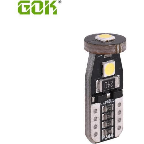 2-10PCS T10 W5W Bulb Led Canbus T10 Bulb 3smd 3030 Chips 12v No Error Auto Car Led Light License Plate Light 6000K White