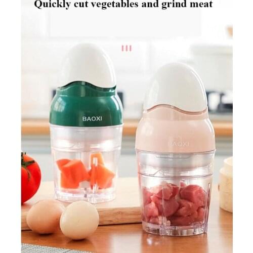 350MLFood Meat Processor Mini Electric Multifunction Chopper Small Portable Fruit Blender Mixer Chops Mincer Grinder