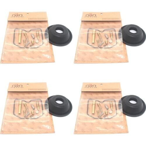 4set for ZRX1100 ZRT10 1997-2000 ZRX 1100 Motorcycle carburetor repair kit diaphragm