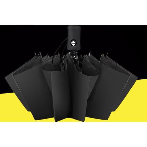 8 Ribs Wind Resistant Folding Automatic Umbrella Men And Women Business Umbrella Adult Big Waterproof Classic Umbrellas