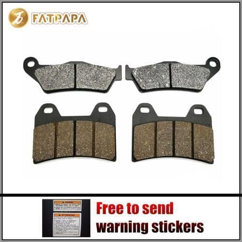 Motorcycle Accessories F + R Brake Pads Set Fit For KTM 1190 Adventure/R Adventure1190 2013 2014