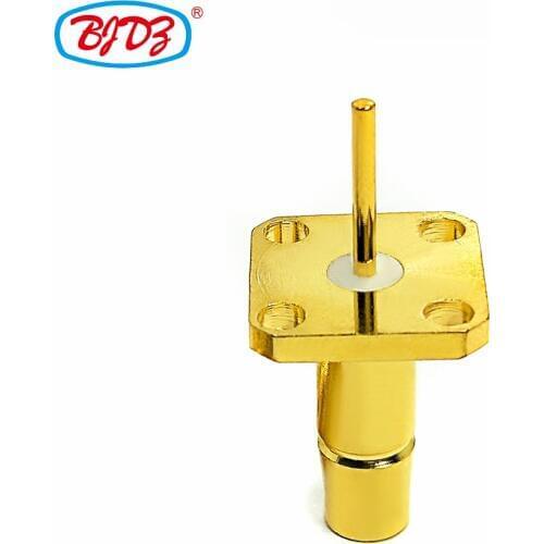 Free shipping 10 pcs QMA female four hole flange connector