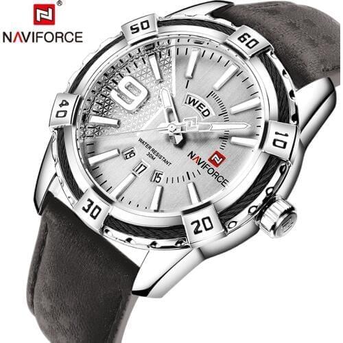 New NAVIFORCE Men Watches Fashion Quartz Wrist Watches Mens Military Waterproof Sports Watch Male Date Clock Relogio Masculino