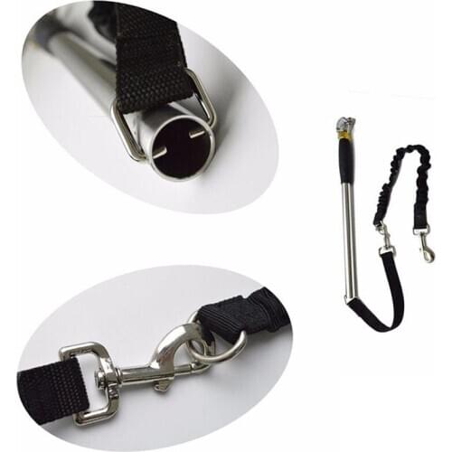 Dog walker with spring retractable leash Dog Leash Bike Attachment Pet Walk Run Jogging Distance Keeper Hand Free Pets Leash