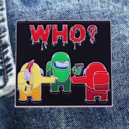 Interesting Game Cartoon Brooch Metal Enamel Lapel Badge Collect Denim Jacket Backpack Pin Given Friends And Fans Gifts